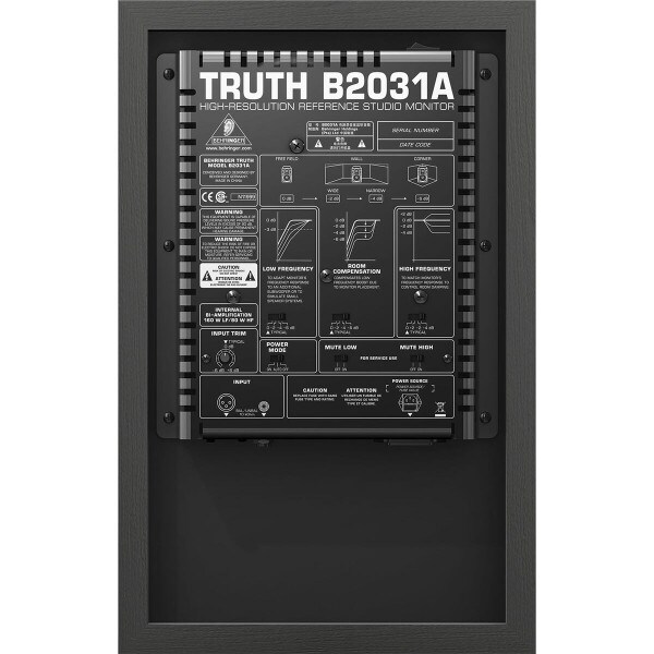Main product image for Behringer B2031A Truth Active Studio Reference Moni 248-640